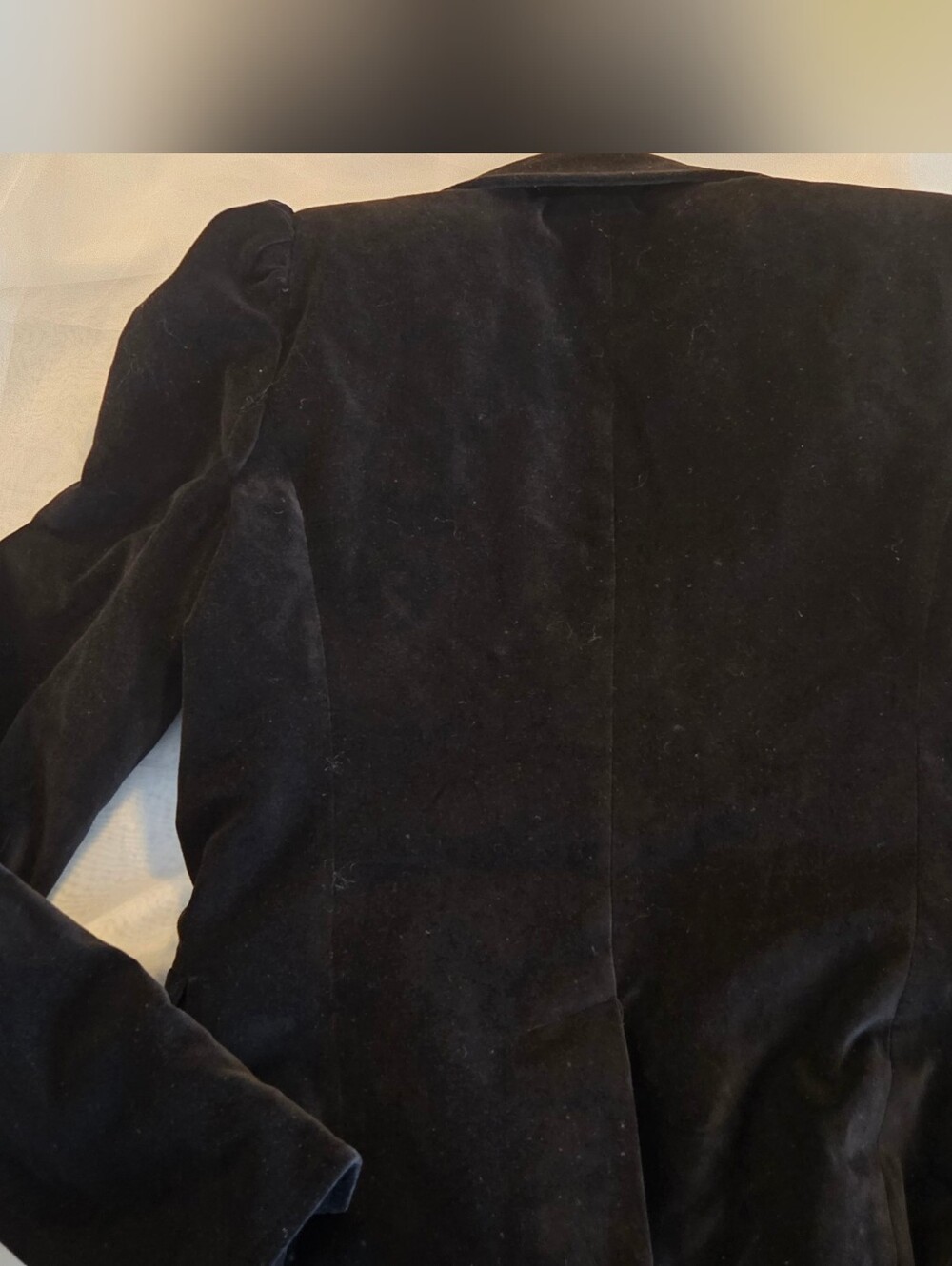 NWT Dolls Kill Widow - Dark Bloodlust Velvet Structured Blazer Jacket, Black, S - Picture 6 of 16